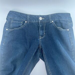 Rewash Women’s embellished Y2K Blue Denim Jeans Size 9